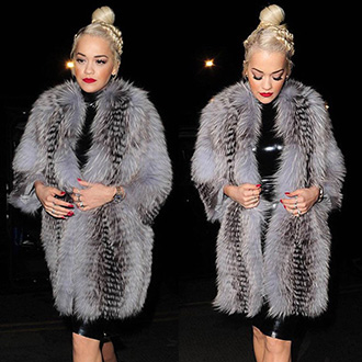 Rita Ora is wearing MILUSHA LONDON Coat