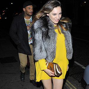 Kelly Brook Wearing Milusha London Coat